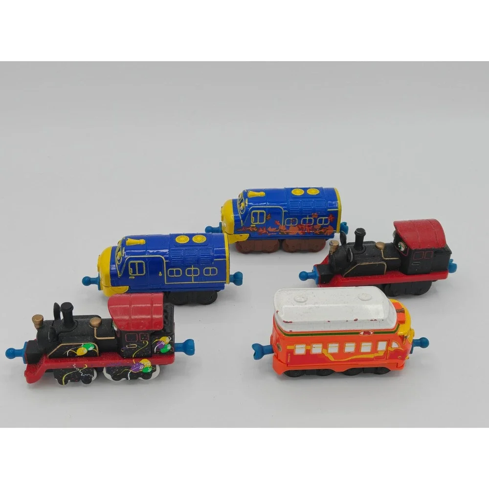 Chuggington Diecast Train Lot of 5 Brewster Old Puffer Pete Chatsworth Engines‎